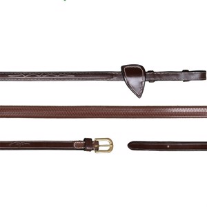 Dyon 13mm wodze gumowe ze skóry angielskiej