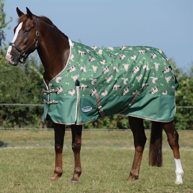 Weatherbeeta derka zimowa 220 gramów Comfitec Essential standard neck Wzór leniwca