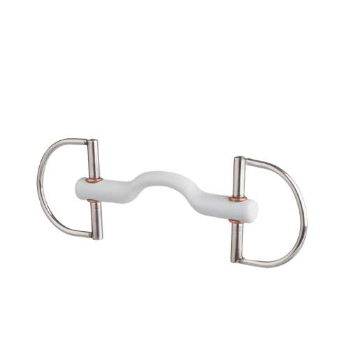 Beris D-rings wędzidło Tongue port