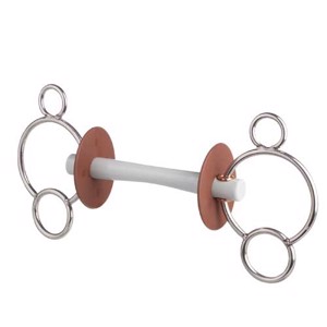 Beris 3-pierścieniowe wędzidło Comfort thin 14 mm