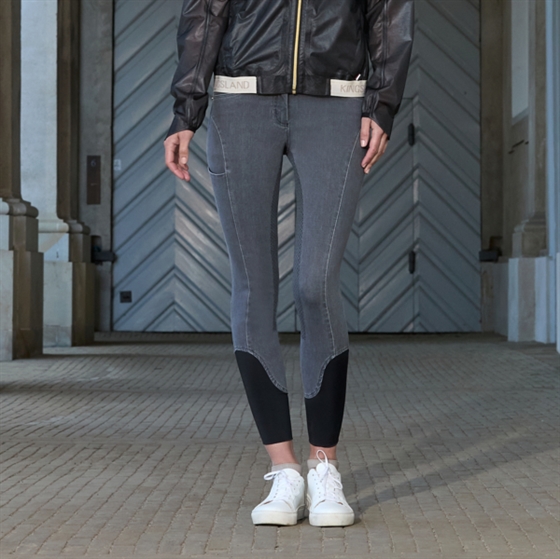 Kingsland KLKayce damskie jeansowe bryczesy z pełnym lejem H-Shape