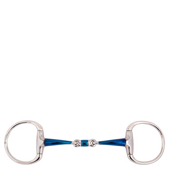 BR Sweet iron wędzidło oliwkowe trzyczęściowe 14mm