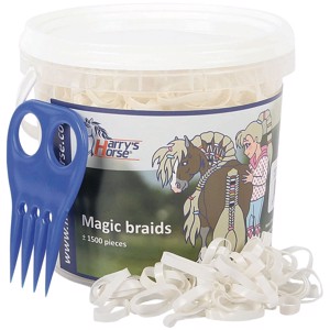 Harry's Horse Magic gumki do grzywy w wiadrze