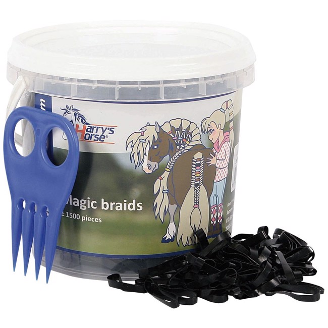 Harry\'s Horse Magic gumki do grzywy w wiadrze