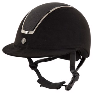 BR kask jeździecki Omega Microfiber Glitter