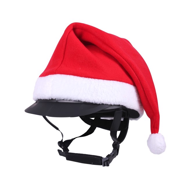 Czapka świąteczna QHP na kask jeździecki