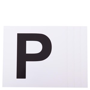 Premiere litery naklejki R-V-P-S