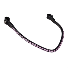 Montar FAIR Kryształowy naczółek Black skóra