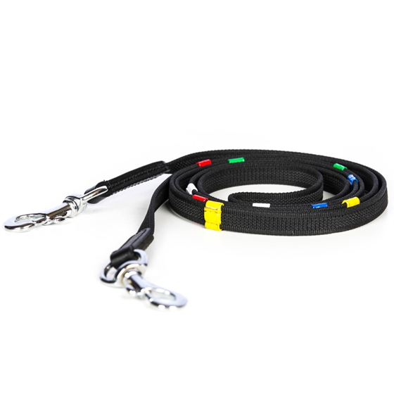 Eques Anti-slip Wodze z Kolorowymi Stopperami