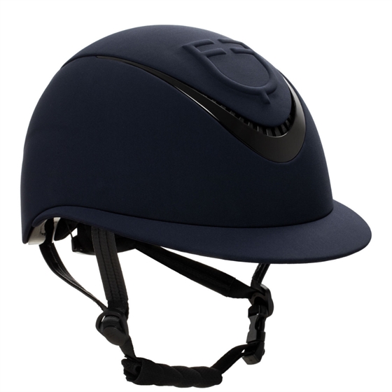 Equestro Kask Meteor z szerokim daszkiem