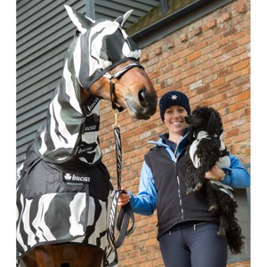 Bucas Buzz-Off Zebra fly mask
