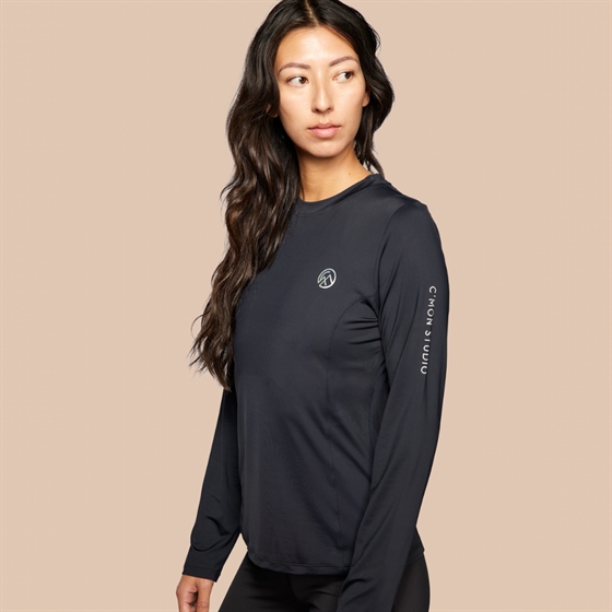 C\'Mon Womens Bluzka damska z długim rękawem 1/4- zamek z odblaskiem