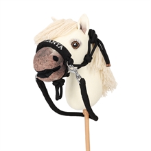 QHP Kij hobby horse Nalanta Kantar sznurkowy z wodzami