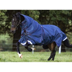 Horseware Rambo Optimo derka przeciwdeszczowa z 400 gramową podszewką i 150 gramowym kołnierzem
