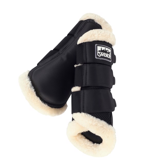 Eskadron Soft Mesh Fauxfur ochraniacze do ujeżdżenia