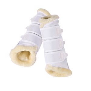 Eskadron Soft Mesh Fauxfur ochraniacze do ujeżdżenia