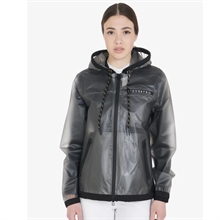 Equestro Transparent Płaszcz Przeciwdeszczowy