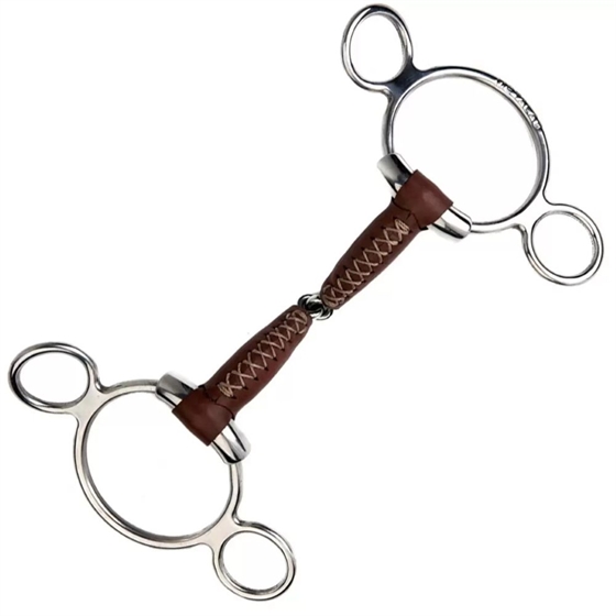 Metalab Continental Gag Pinchless Leather 2-ringsbid